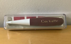 Abridor de botellas de vino de colección CORKETTE extractor de corcho esponja Inglaterra con estuche original ** - Imagen 1 de 8