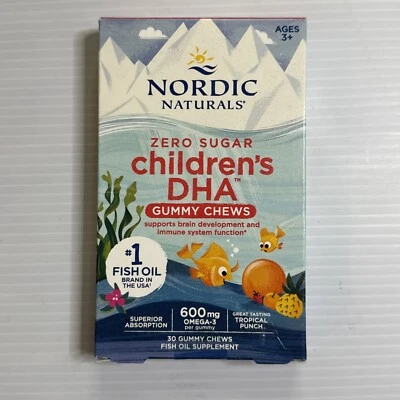 Nordic Naturals Children's DHA Gummies -  Chewable Omega 3s 30 Ct Exp 11/25 - Image 1 of 3