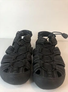 Sandalias con tiras KHOMBU para hombre talla 9 negras - Imagen 1 de 9