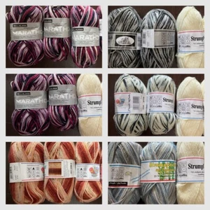 Wählen 150 gr  Mix Sockenwolle grau schwarz blau rot lila weiße Wolle Socken - Bild 1 von 7