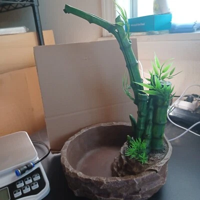 Reptile Zoo 2 In 1 Bamboo Plant Dripper, Damaged, Parts Or Repair Only - Image 1 of 4