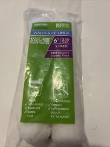 Shur-Line 2006762 6" Mini Roller Cover, 3/8" Nap, Microfiber, 2 Pk (FREE SHIP) - Picture 1 of 1