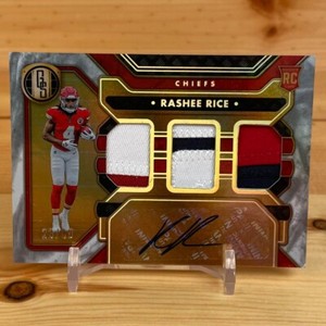 Rashee Rice 23/49 2023 Gold Standard Football White Gold Jersey Triple Auto #293