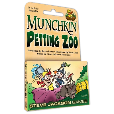Petting Zoo Munchkin 30 Card Expansion Game Steve Jackson SJG4238 Booster - Image 1 of 4