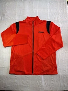 AND 1 Sportjacke Herren Large Basketball Track Full Zip Activewear Orange Navy - Bild 1 von 14