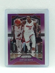 Bam Adebayo 2019-20 Prizm NBA Basketball - PURPLE #144 - Miami Heat - Picture 1 of 2
