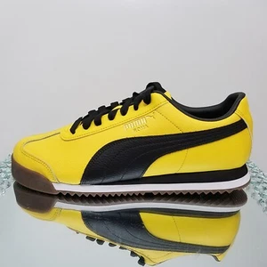 PUMA Roma 24 Standard - Men's Size 9.5 - Sunny Yellow/Black - 396868-13 - Picture 1 of 10