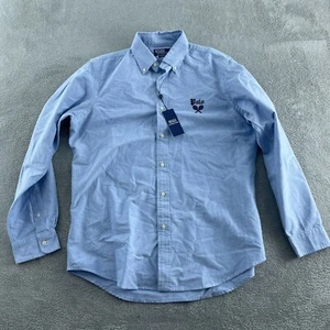 Polo By Ralph Lauren Mens Blue Long Sleeves Button-Down Collar Size L NWT 5896 - Picture 1 of 11