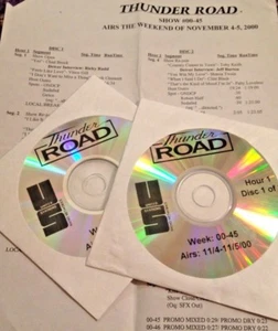 RADIO SHOW: THUNDER ROAD 11/4/00 RASCAL FLATTS, BILLY RAY CYRUS, JEFF BURTON - Picture 1 of 2