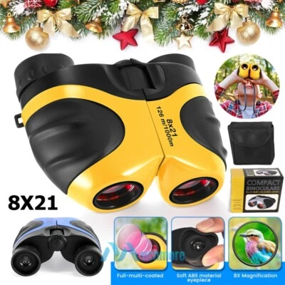 Kids Binocular High Resolution Shockproof Gift for 4 5 6 7 8 Year Old Girl Boy - Image 1 of 4