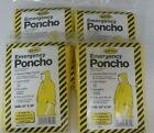 4 Mayday Emergency Poncho Camping Hiking Outdoor Bug-Out-Bag First Aid Rain Coat