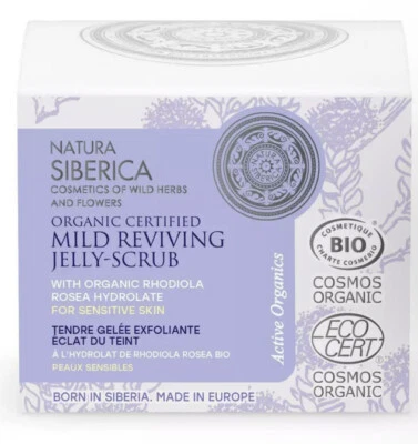 NATURA SIBERICA Organic Certified Mild Reviving Jelly-Scrub (50ml) - Image 1 of 4