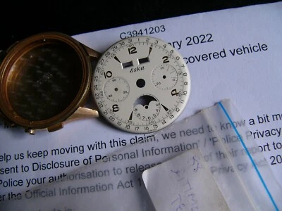 Eska Valjoux 88 esfera cronógrafo (solo esfera) Foto 1 de 4