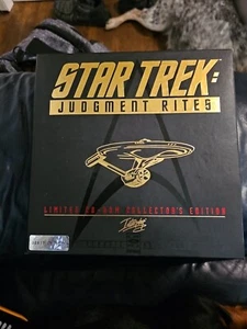 Interplay Star Trek Judgment Rites Limited CD-ROM Collector's Edition- Incomplet - Picture 1 of 5