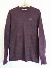 Superdry Men’s  Lambswool Blend Jumper Size Small S Slim Fit Red Sweater