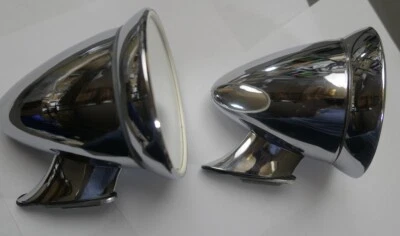 Set of NOS EARLY Talbot 300 Senior SR "Berlin" Mirrors - Porsche, Mercedes, Jag - Image 1 of 4