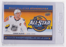 2018-19 UD TIM HORTON'S ALL-STAR STANDOUTS INSERT CONNOR McDAVID #AS-1 OILERS