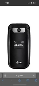 LG 441G Black Flip Phone Tracfone With Charger And 169 Minutes! - Photo 1 sur 3
