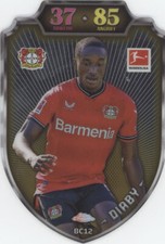 Match Attax Bundesliga 2022 2023 Card BC12 - Diaby - GOLD - Chrome Shield