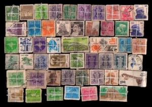 INDIA 5000 Used Stamps (50 Diff. x 100 each), New & Old, Kiloware Stamps - Picture 1 of 1
