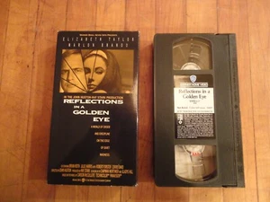 Reflections In A Golden Eye 1967 VHS 60s erotic thriller horses Elizabeth Taylor - Picture 1 of 2