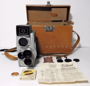 Vintage Revere 8mm Eye Matic Magazine Eight Model Camera CA-4 - Picture 1 of 12