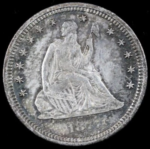 1877-S 25c Seated Liberty Quarter *San Francisco Mint* - Picture 1 of 2