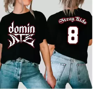 Stray Kids dominATE World Tour T-shirt, Stray Kids ATE Shirt, Stray Kids ChkChkB - Picture 1 of 1