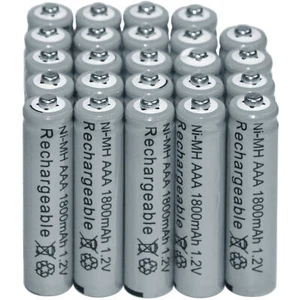 24PCS NIMH Battery 1.2V AAA 3A 1800mAh Ni-MH Rechargeable Batteries Grey US CA - Picture 1 of 1