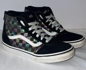 Kids Rainbow Vans High Top Sneaker size 2 - Picture 1 of 10