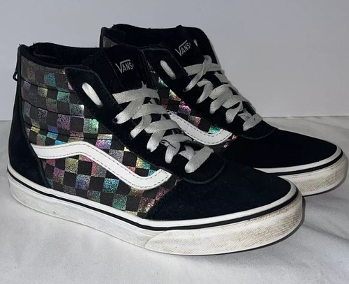 Sneakers alte bambino Rainbow Vans taglia 2