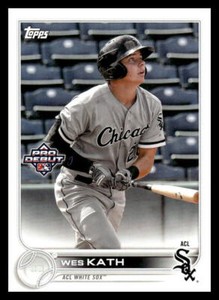 2022 Topps Pro Debut Wes Kath   PD-63 ACL White Sox