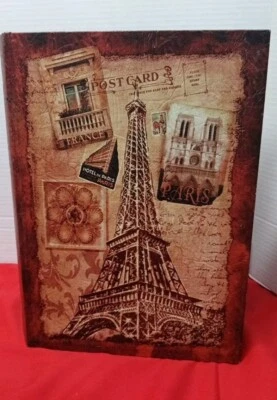 Decorative Book Box PARIS  Post Card Theme  - Image 1 of 4