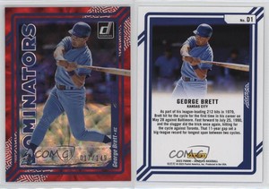 2023 Panini Donruss Dominators Red /149 George Brett #D1 HOF