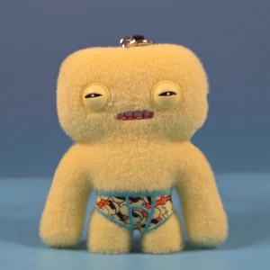 Fugglers Bag Clips - Squidge (Yellow Flocked) - 6cm/2.5inch Loose - Picture 1 of 2