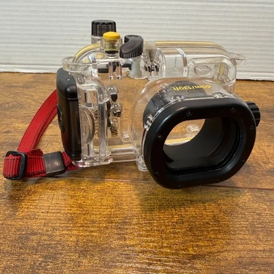 Estuche impermeable para cámara Canon WP DC43 buceo submarino 40 m/130 pies snorkel natación Foto 1 de 4