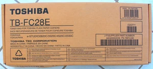 ORIGINAL TOSHIBA RESERVOIR DE TONER RESIDUEL  TB-FC28E NEUF - Imagen 1 de 3