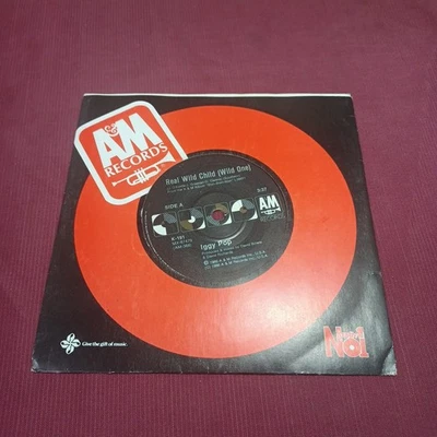 IGGY POP REAL WILD CHILD / LITTLE MISS EMPEROR 7' 1986 A&M RECORDS  - Image 1 of 3