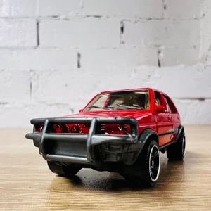 Matchbox 90 VW Volkswagen Golf Red Black MB1038 2018 MBX Country - Picture 1 of 15