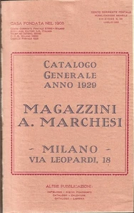 Magazzini Marchesi - Catalogo Generale 1929 Oltre 9000 articoli in vendita - Imagen 1 de 13
