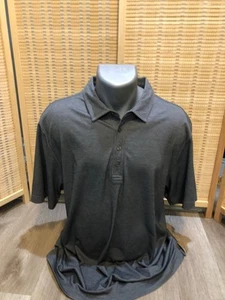 TravisMathew Golf Tennis SS Short Sleeve Men's Polo Gray XL (H521) - Picture 1 of 7