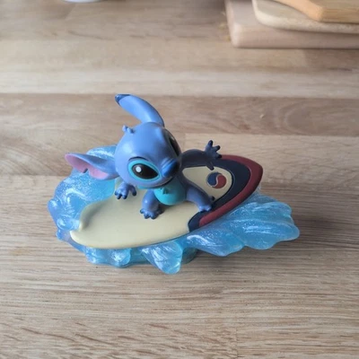 Disney Store Lilo & Stitch Surfing Stitch Surfboard Cake Topper/Toy Figure  - Image 1 of 4