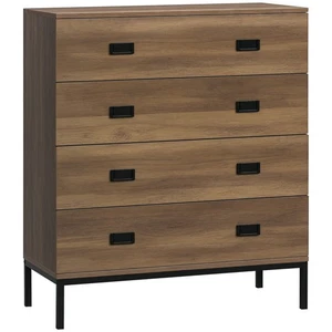 HOMCOM Chest of Drawers, 4 Drawer Unit Storage Chest Bedroom Living Room - Picture 1 of 11