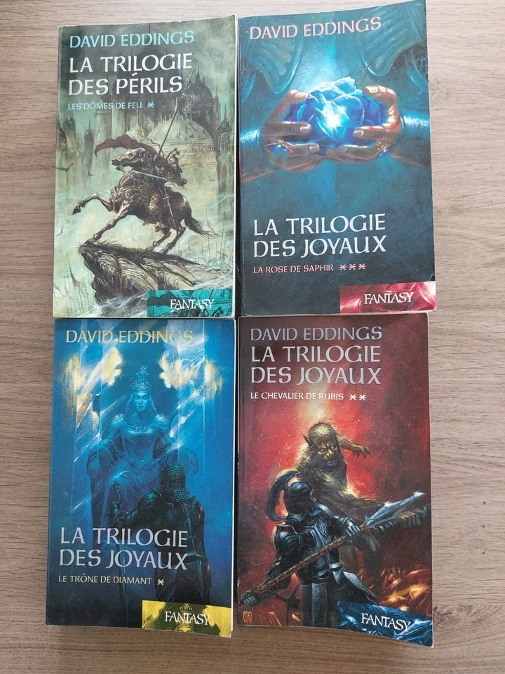 Lot de 4 livres de David Eddings série la trilogie des joyaux - Photo 1/1