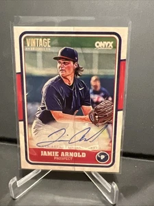 2025 Onyx Vintage Jamie Arnold #VAJAAR Auto Florida St. ATHLETICS #11 Pick - Picture 1 of 3