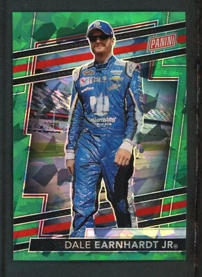 2024 DALE EARNHARDT JR 17/99 PANINI THE NATIONAL VIP ICE CRACKED GREEN - Image 1 of 2