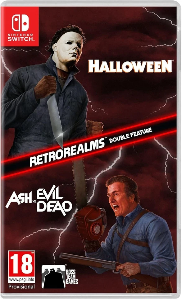 Halloween & Ash vs Evil Dead Retro Realms For Nintendo Switch (New & Sealed)