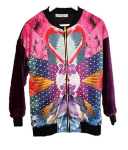 One Of A Kind Couture Velour Jacket Size Small - Picture 1 of 21