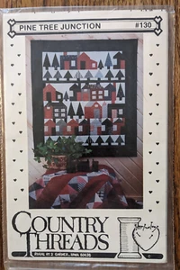 Country Theads Pine Tree Junction Wall Quilt Pattern #130 - Picture 1 of 2