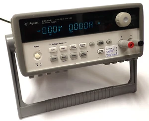 AGILENT E3640A DC POWER SUPPLY 0-8Vdc 3A / 0-20Vdc 1.5A 115Vac 30W TESTED! - Picture 1 of 7